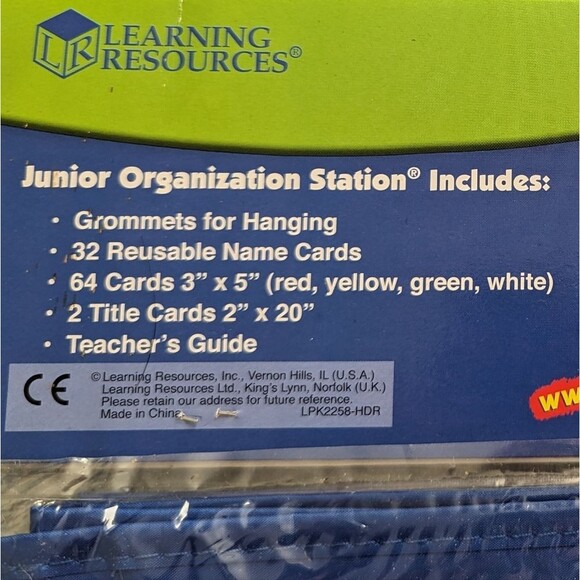 New Learning Resources Classroom Pockets Junior Organization Station - Picture 4 of 9